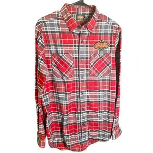 Harley Davidson men’s flannel shirt S